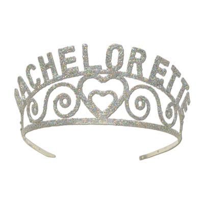 Glittered Bachelorette Tiara
