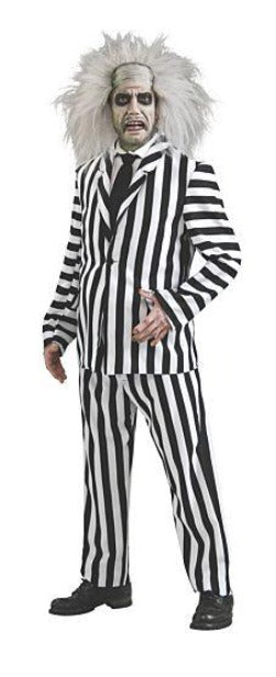 Striped jacket, pants and dickie