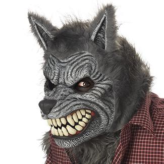 Moving Mouth Wolf Mask
