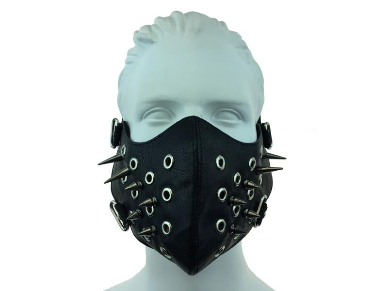 Spikes and Rivets Biker Mask