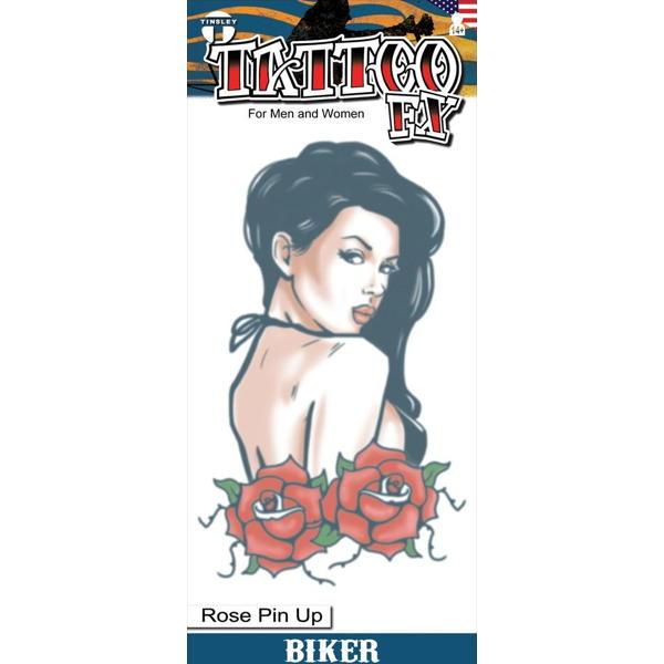 Pin Up Biker Tattoo