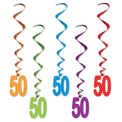Birthday Swirl Decorations 50