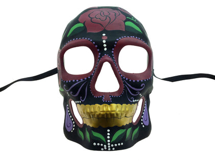 Black Day of the Dead Mask