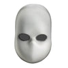 Blank doll mask with black eyes