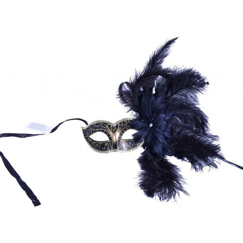 Black Feather Mask