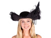 Black Lace Pirate Hat