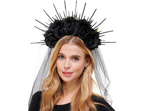 black rose crown