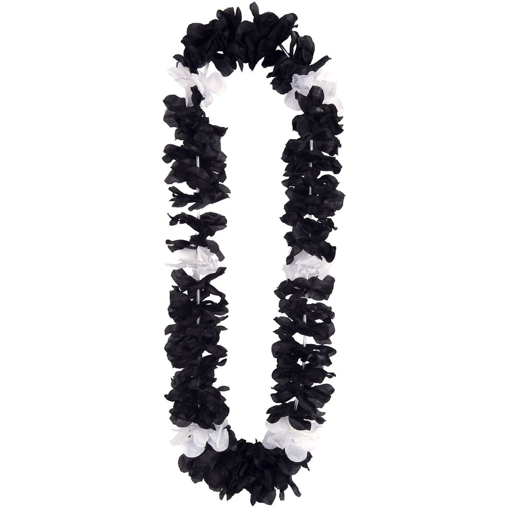 Black Silk 'N Petals Elegance Lei