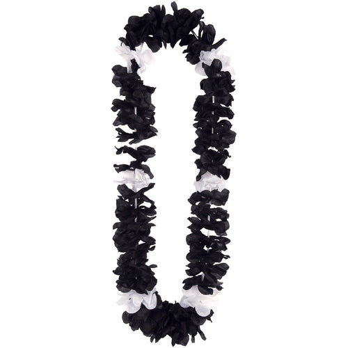 Black Silk 'N Petals Elegance Lei