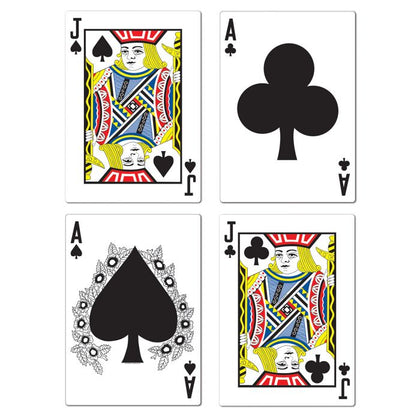 Blackjack Cutouts 4ct | Casino