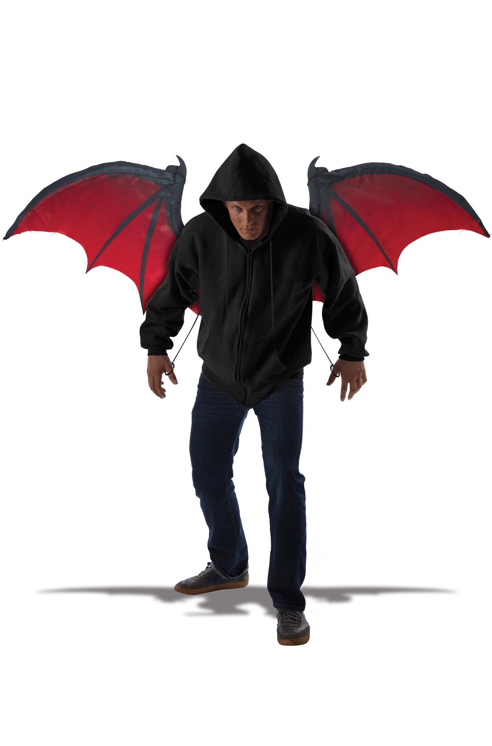 Moveable Red and Black Wings