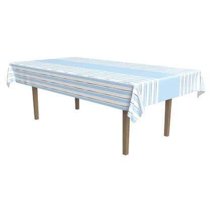 Blue Striped Tablecover