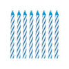 Blue Spiral Birthday Candles 24ct  | Candles