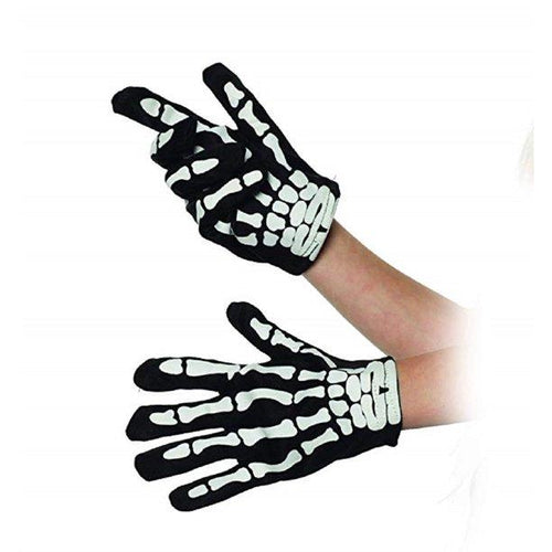 Skeleton Printed Gloves