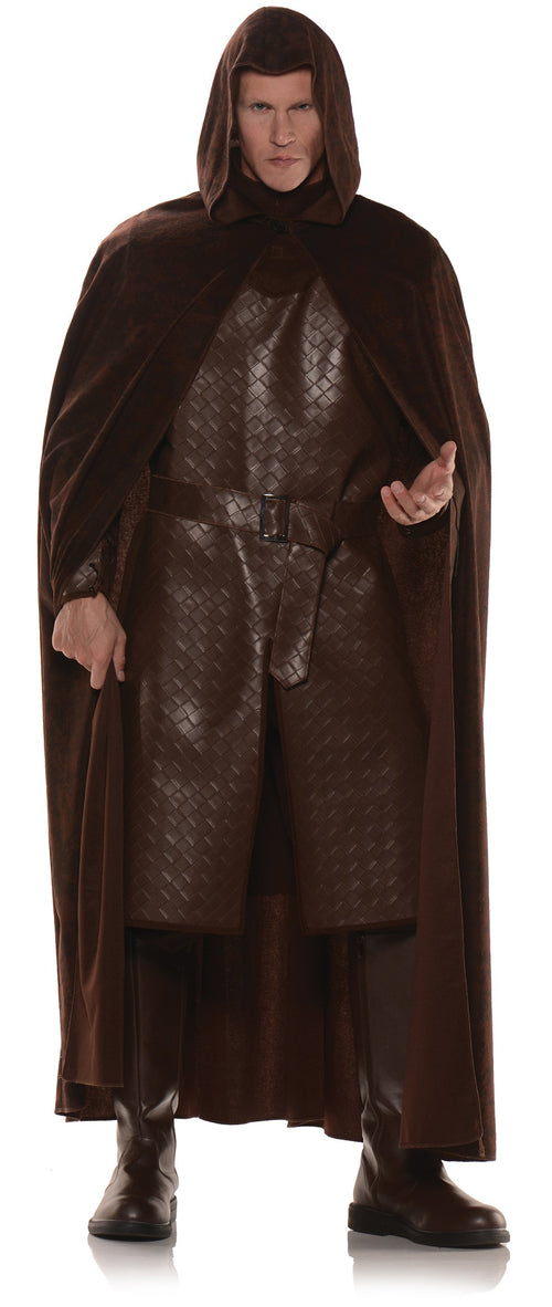 Brown full length cape