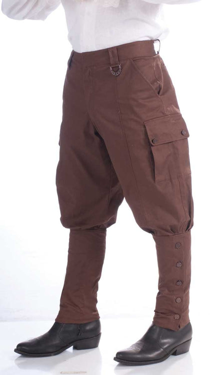 Steampunk Pants Brown | Adult