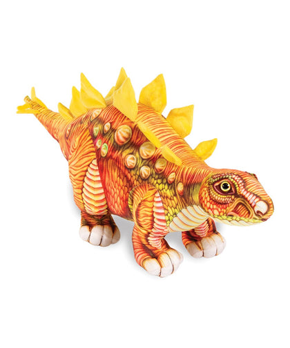 Brown Stegosaurus Plush Toy | Real Planet