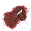 Burgundy Team Spirit Cheer Pom-Poms 1pc