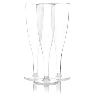 Clear Champagne Flutes 10ct. | Plastics