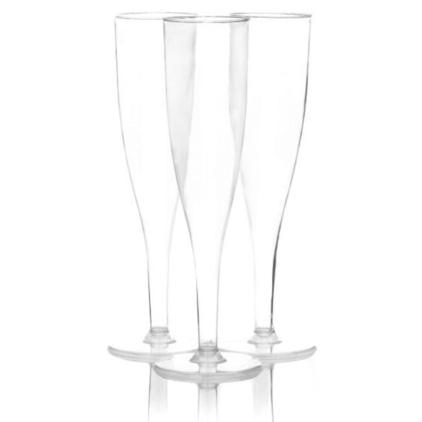 Clear Champagne Flutes 10ct. | Plastics