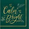 Calm & Bright Luncheon Napkins 16ct | Christmas