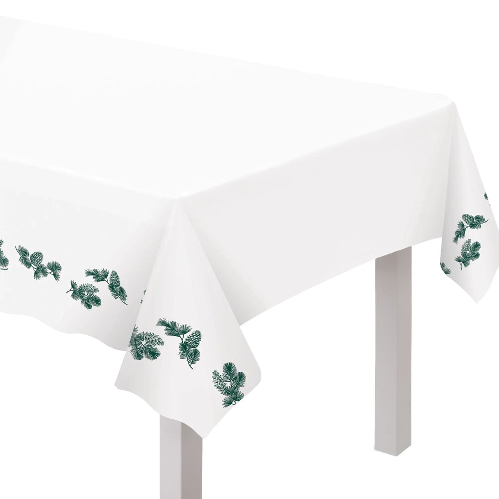 Calm & Bright Plastic Table Cover | Christmas