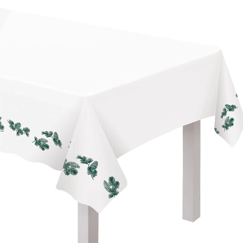Calm & Bright Plastic Table Cover | Christmas