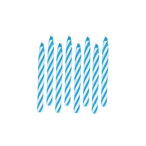 Candy Stripe Blue Candle | Candles