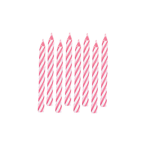 Candy Stripe Pink Candle | Candles