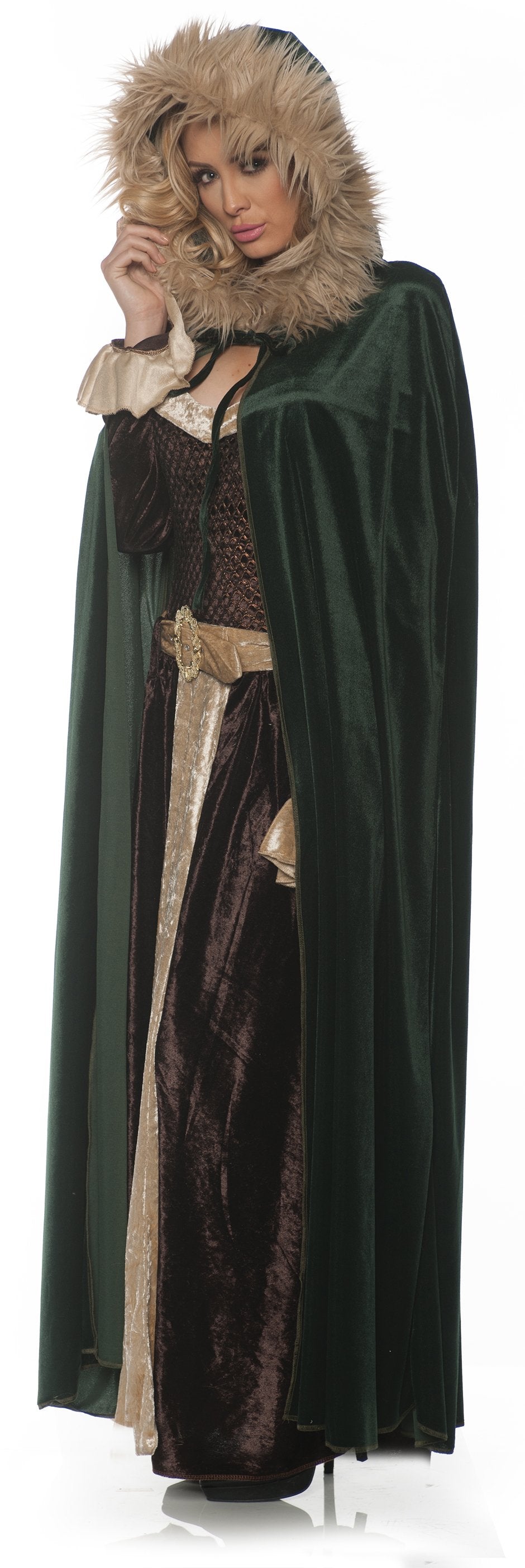 Full length with tie closure