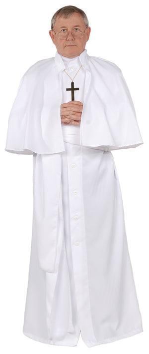 White robe, capelet and sash