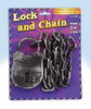Three feet of chain and lock