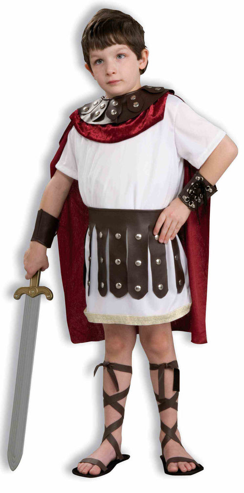 Cape with collar, tunic, belt and cuffs