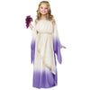 Lavender accented goddess gown