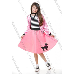 Black Poodle on 50s Dress