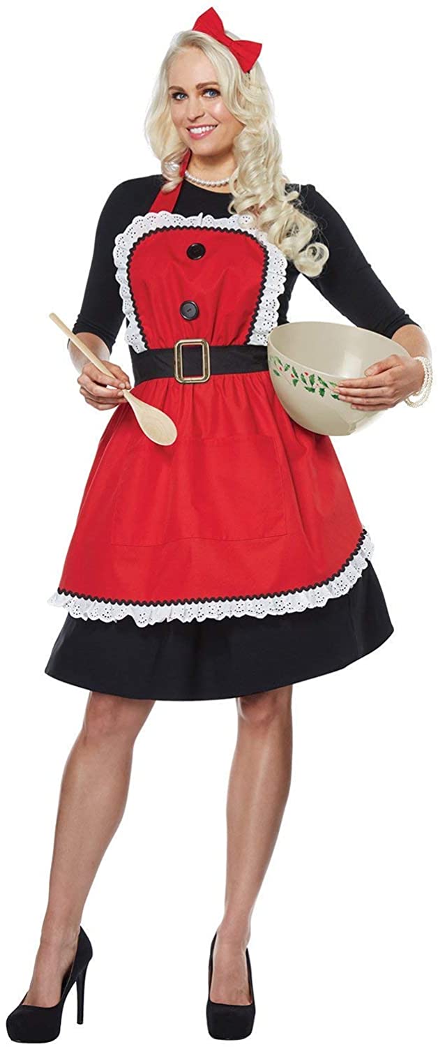 Red Christmas Apron