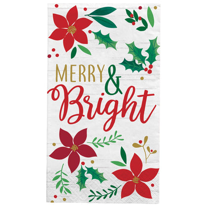 Christmas Wishes Guest Towels 16ct