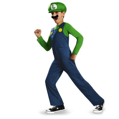 Green L Hat, Jumpsuit and mustache