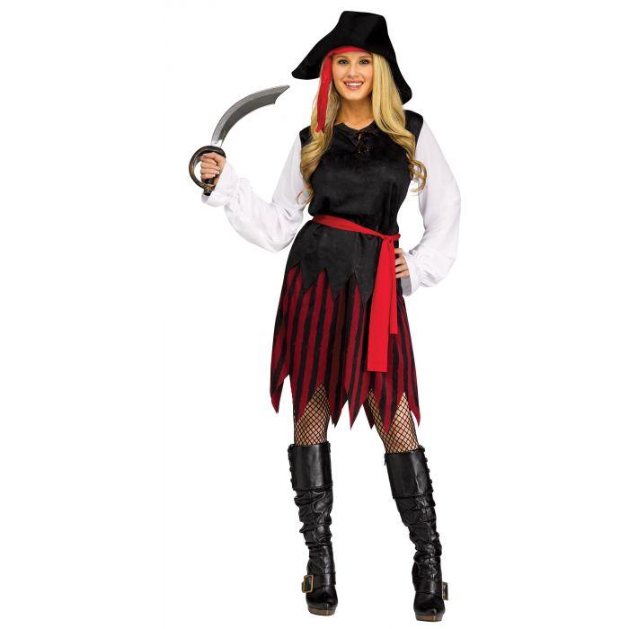 Red Black and White Pirate