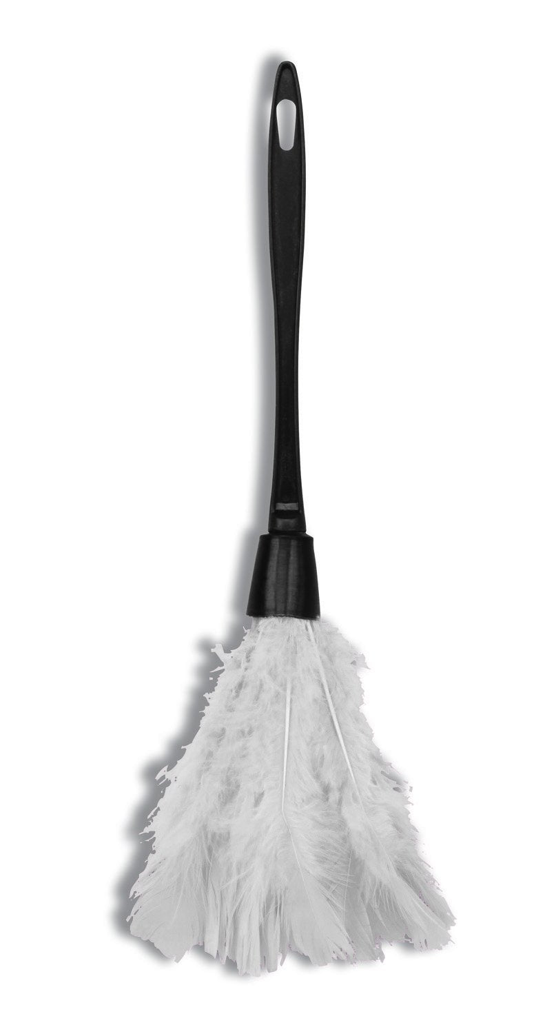 Black and White feather duster