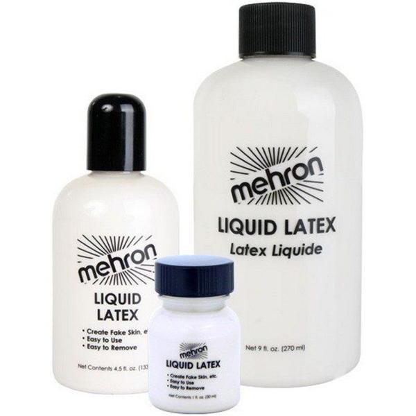 Mehron Clear Liquid Latex 3 sizes