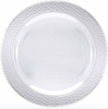Clear Pebble 10.25in Plates - 10ct