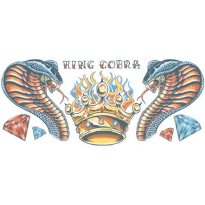 Cobra Neck Tattoos | Tinsley Transfers