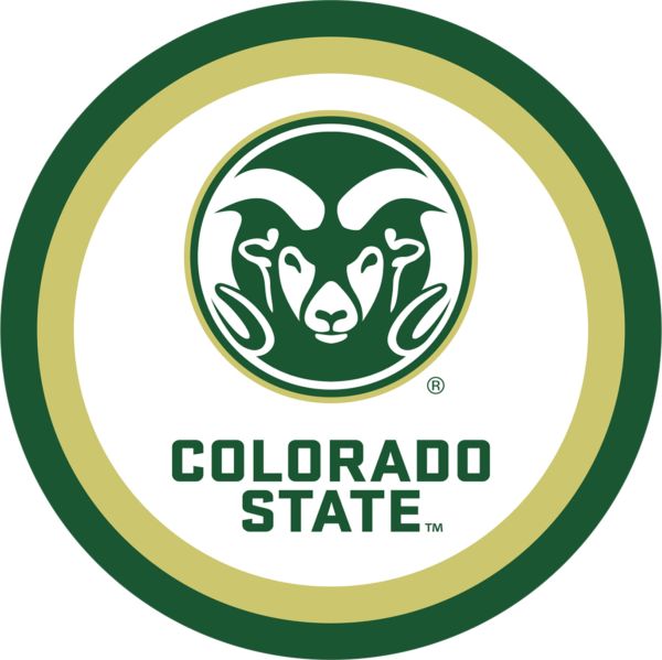 Colorado State  7" Plates