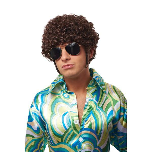 Wig and sideburns