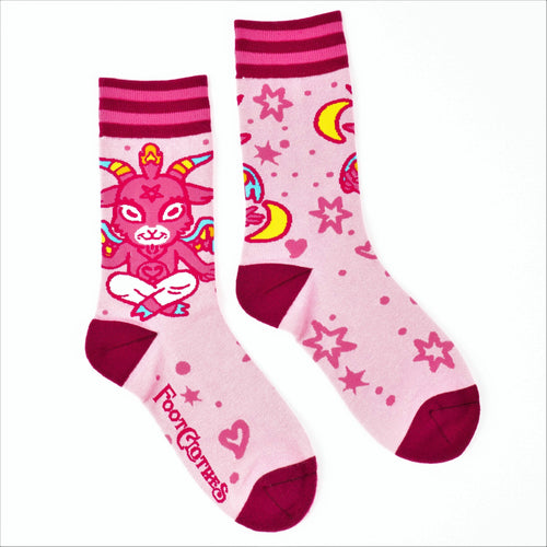 Cute Baphomet Goat Socks | Foot Clothes