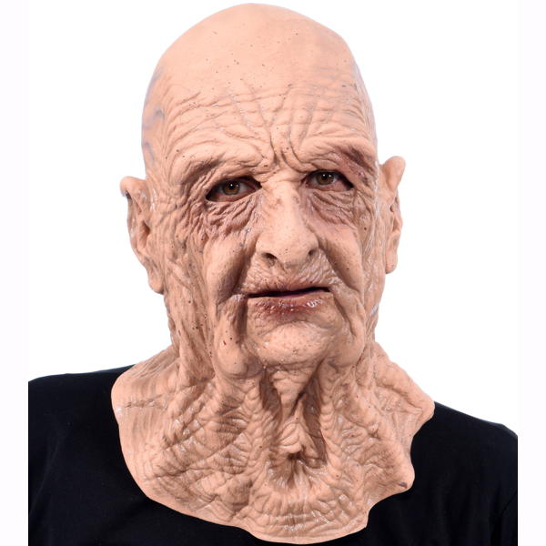 Wrinkled old man mask