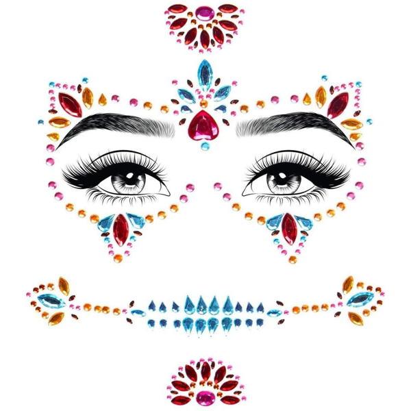 Colorful Jewels Day of the Dead