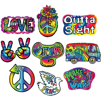 Decade 60's Hippie Cutouts