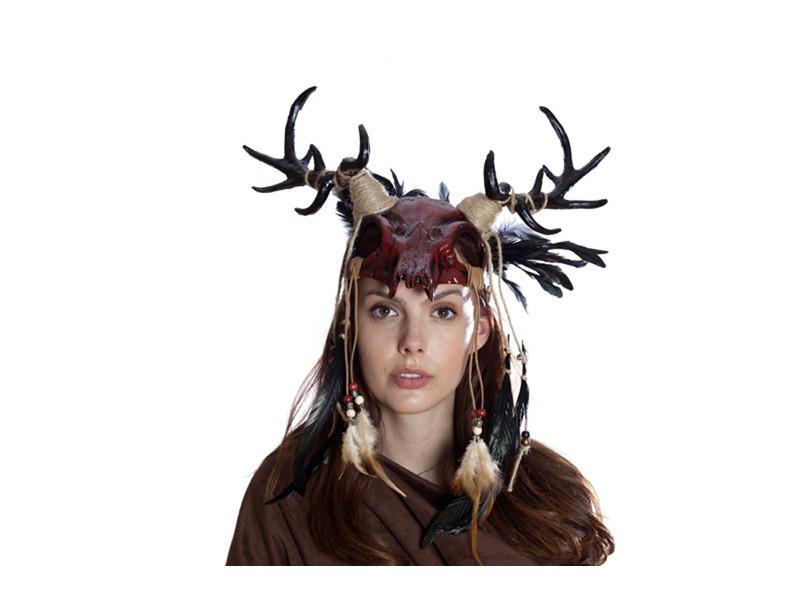 Red Demon Horns Mask